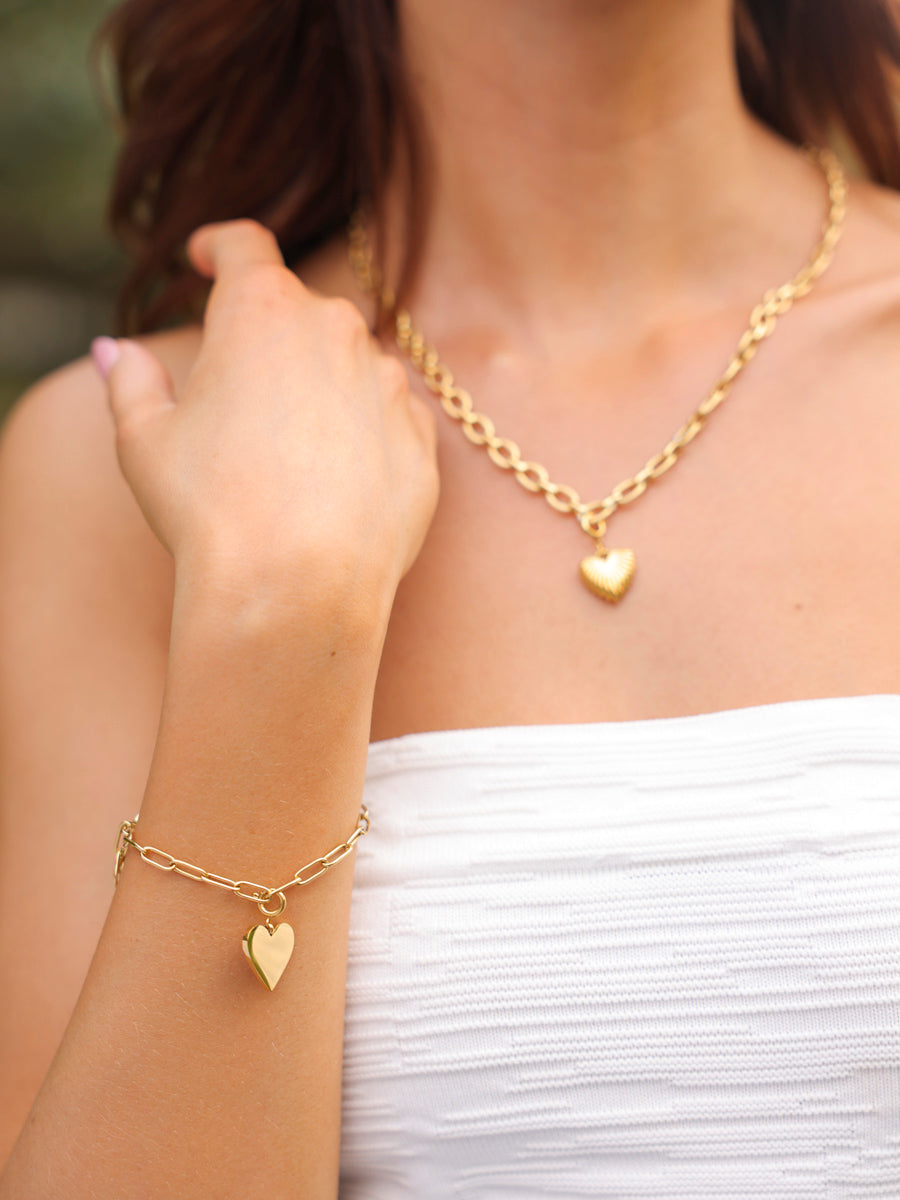 Elegant Heart Ketten-Charm