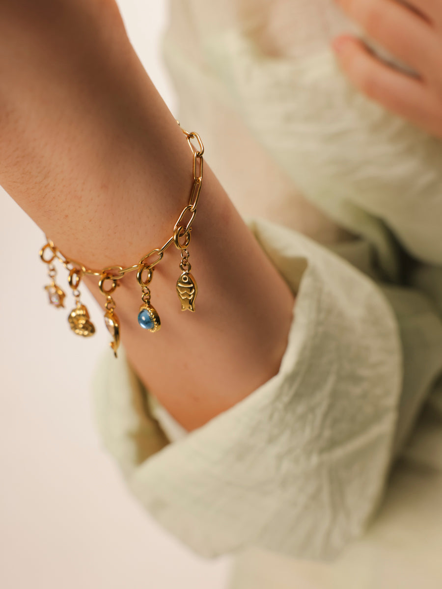 Cute Fish Ketten-Charm