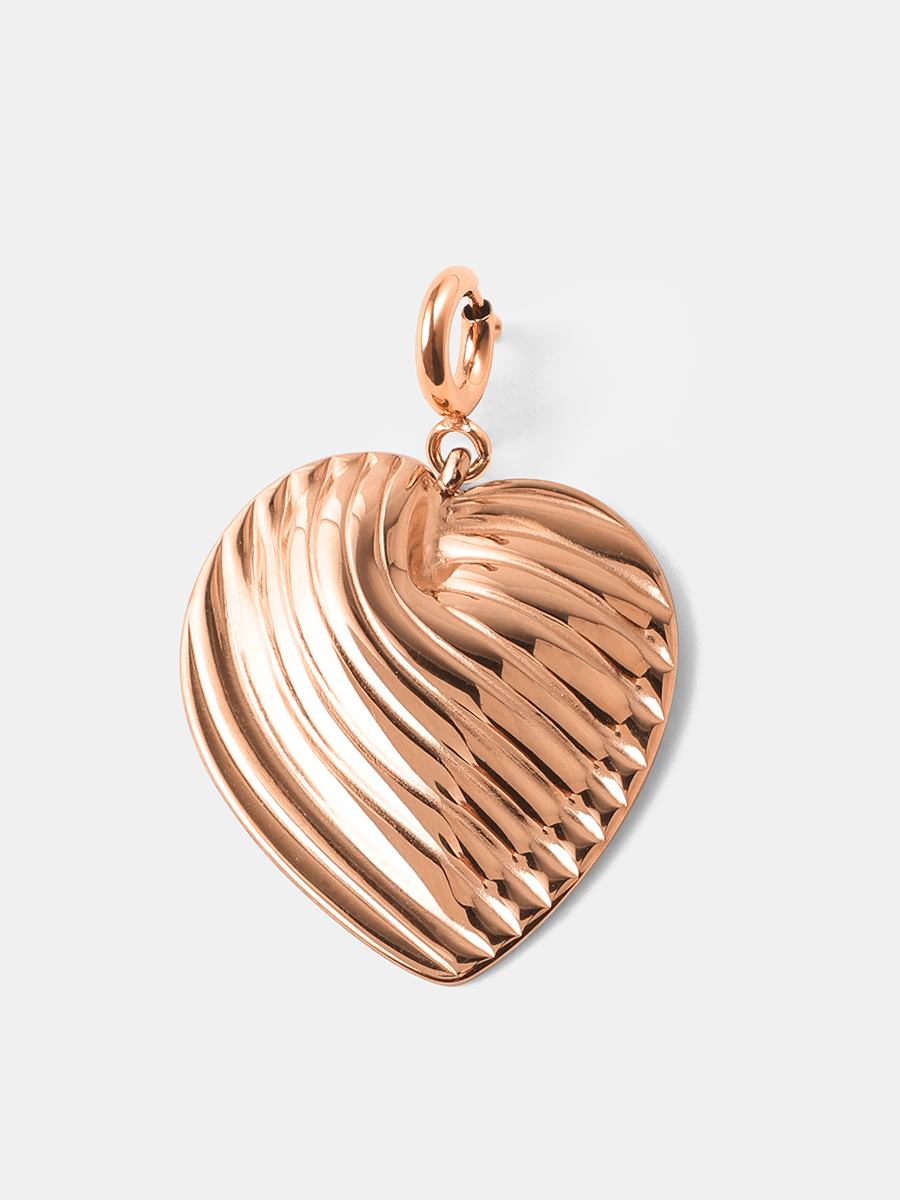Wave Heart Ketten-Charm