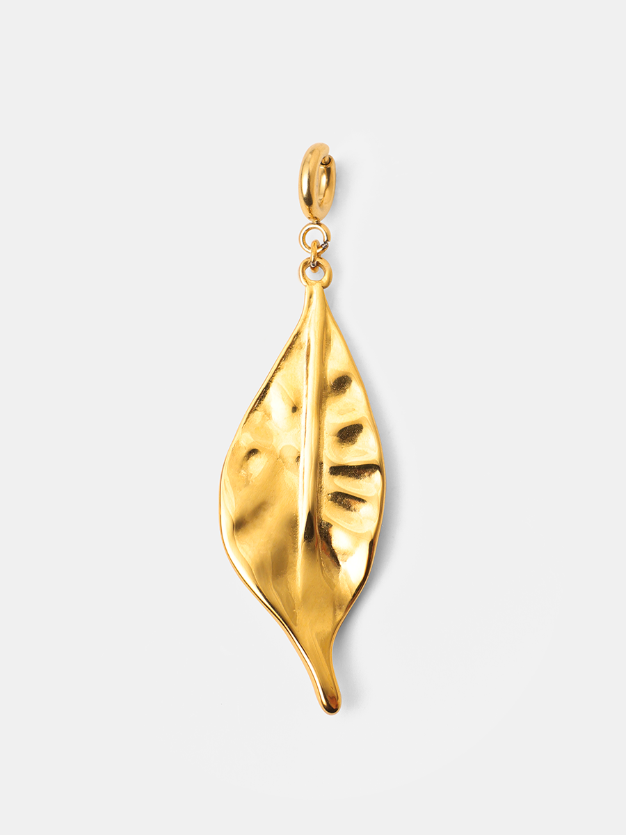 Elegant Leaf Ketten-Charm