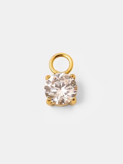 6mm Unique Sparkling Large Ohrring-Charm