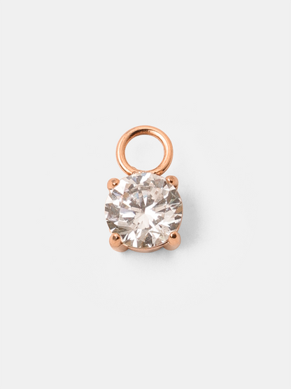 6mm Unique Sparkling Large Ohrring-Charm