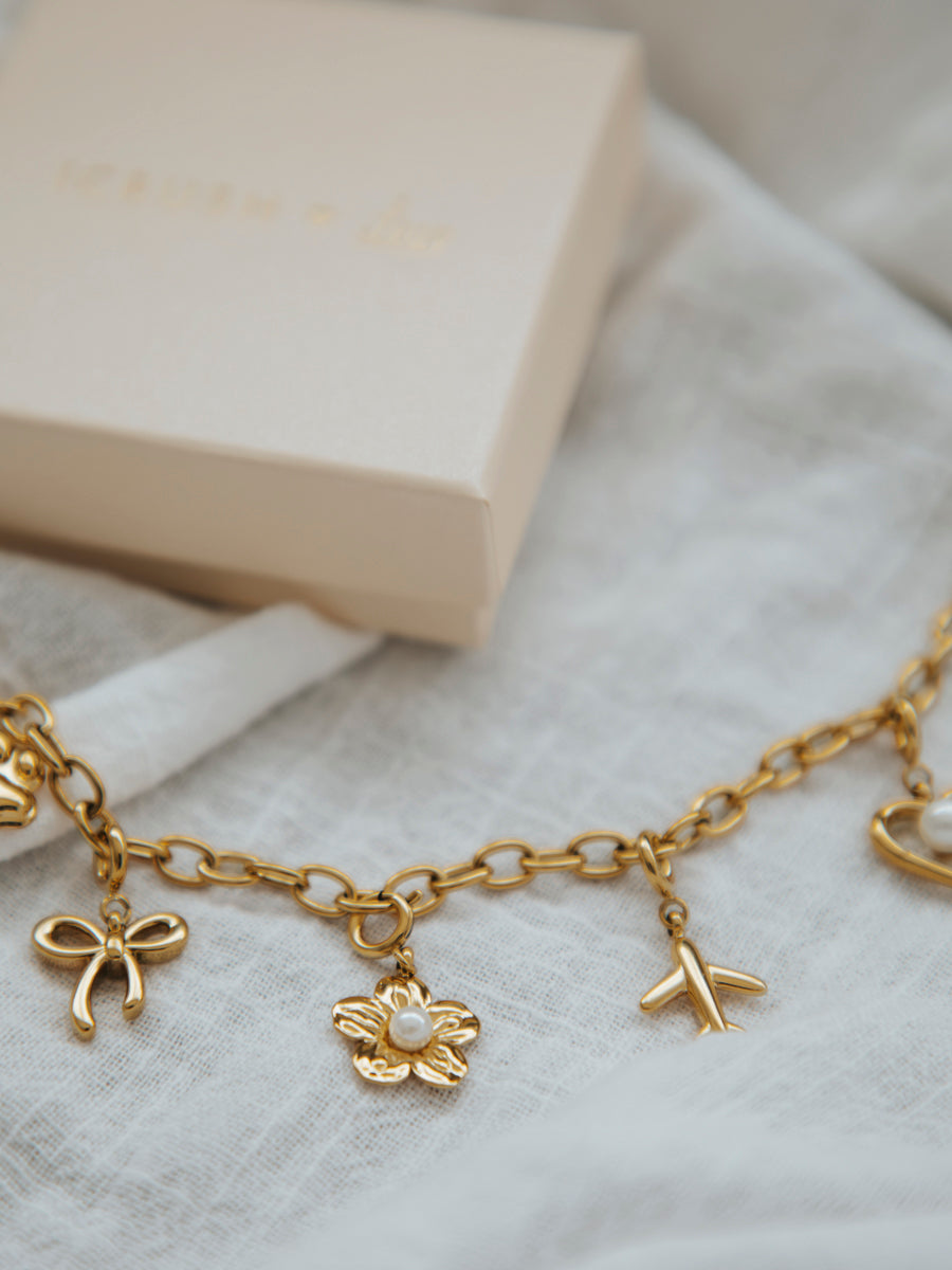 Sweetheart Bow Ketten-Charm