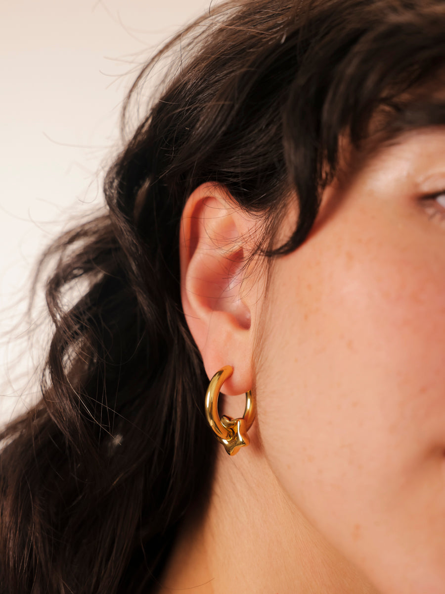 13,2mm Silent Star Ohrring-Charm
