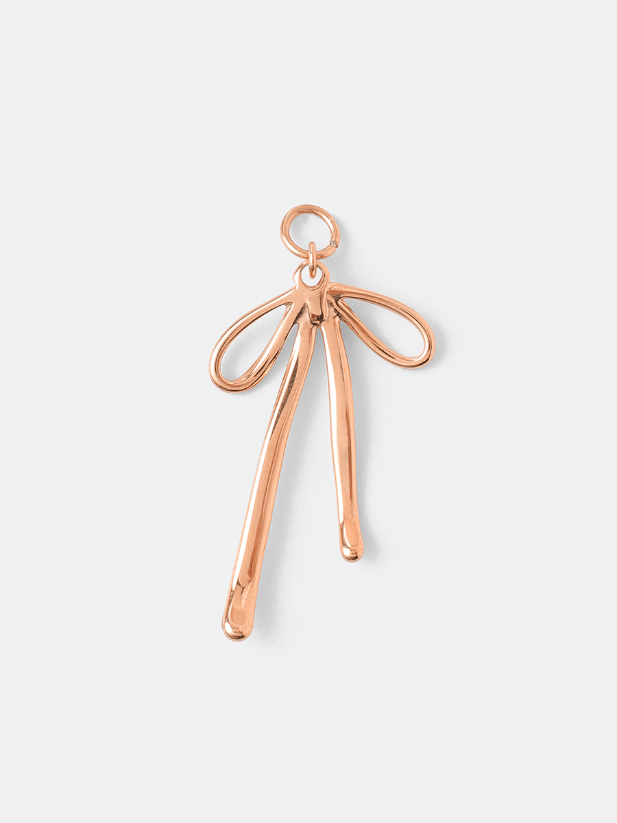 Elegant Bow Ohrring-Charm