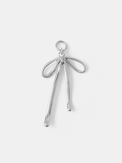 Elegant Bow Ohrring-Charm