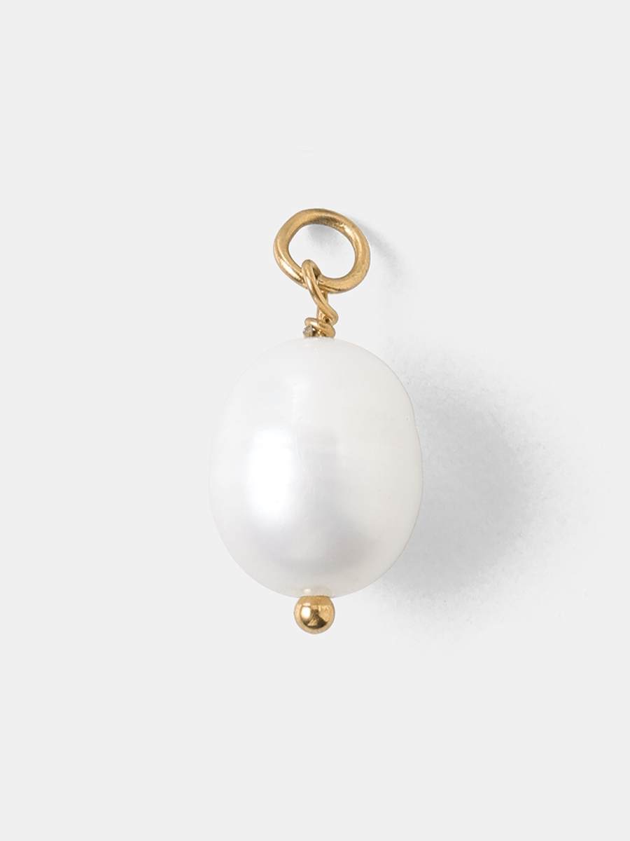 Vintage Pearl Ohrring-Charm