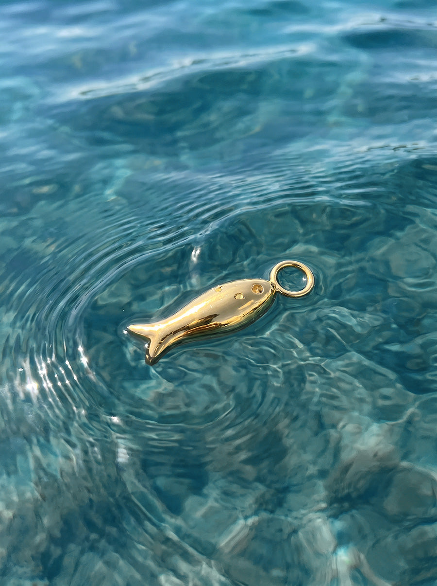 Lovely Fish Ohrring-Charm