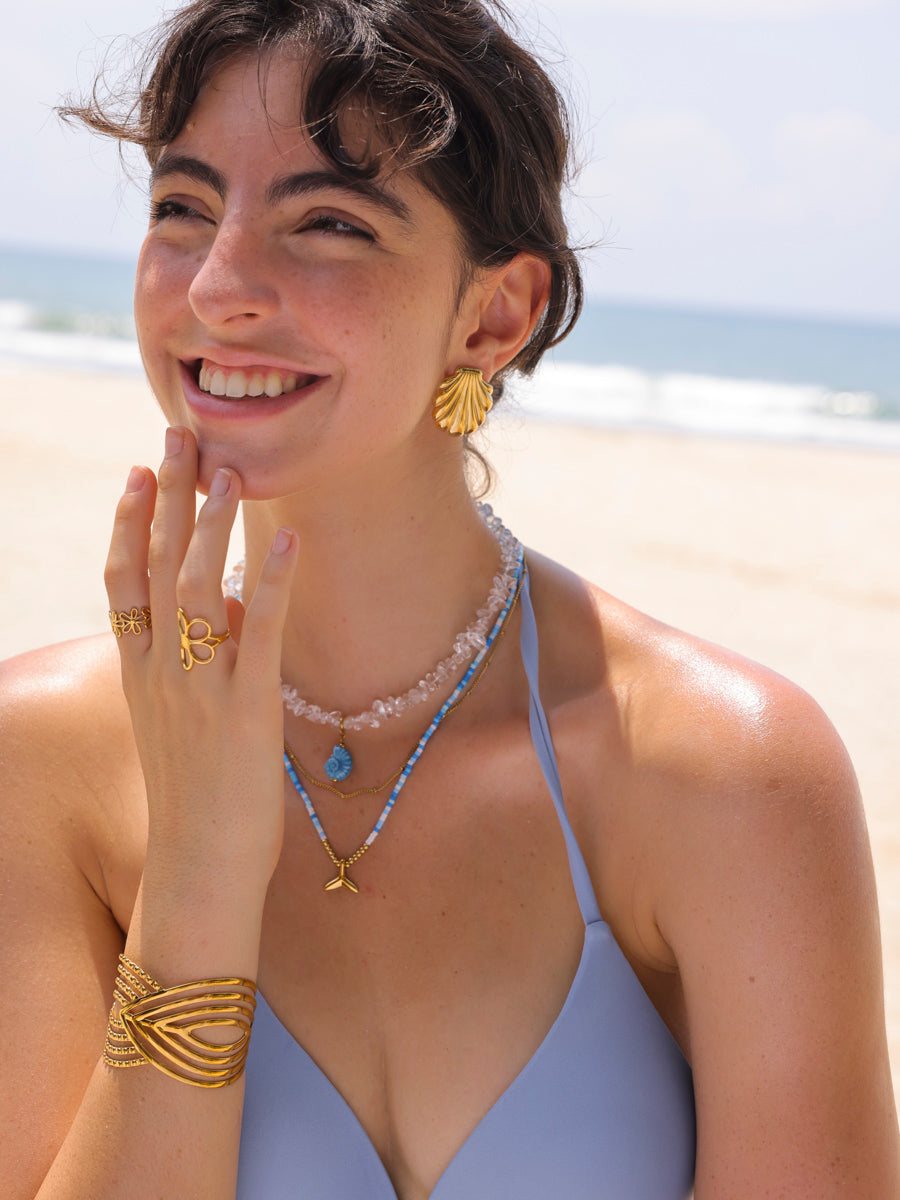 Seashell Melody Ketten-Charm