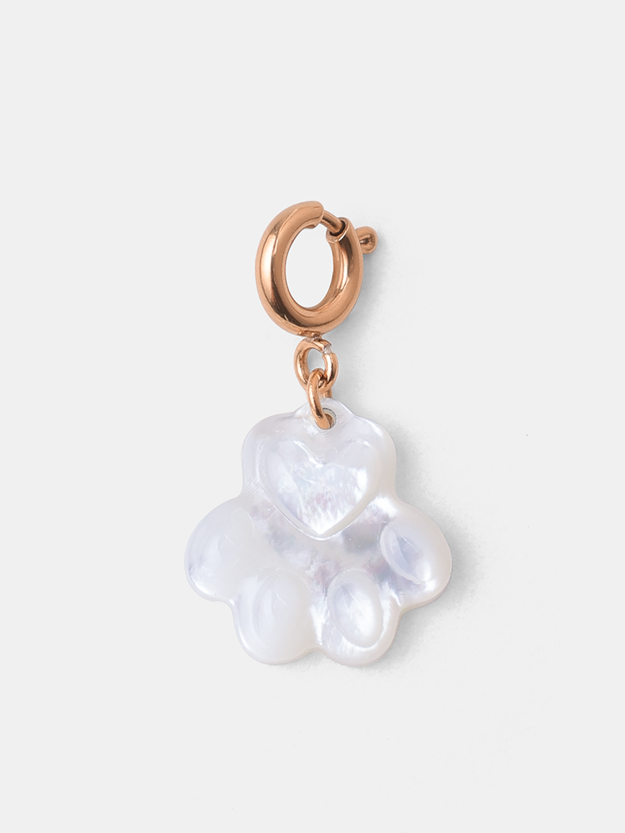 Pawprint Heart Ketten-Charm