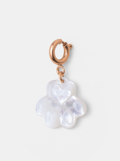 Pawprint Heart Ketten-Charm