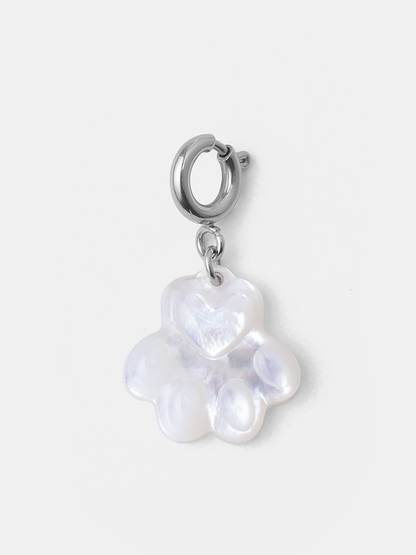 Pawprint Heart Ketten-Charm