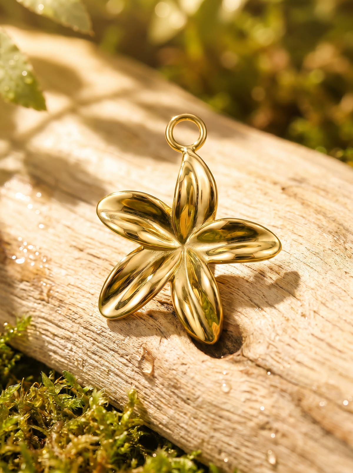 Plumeria  Ohrring-Charm