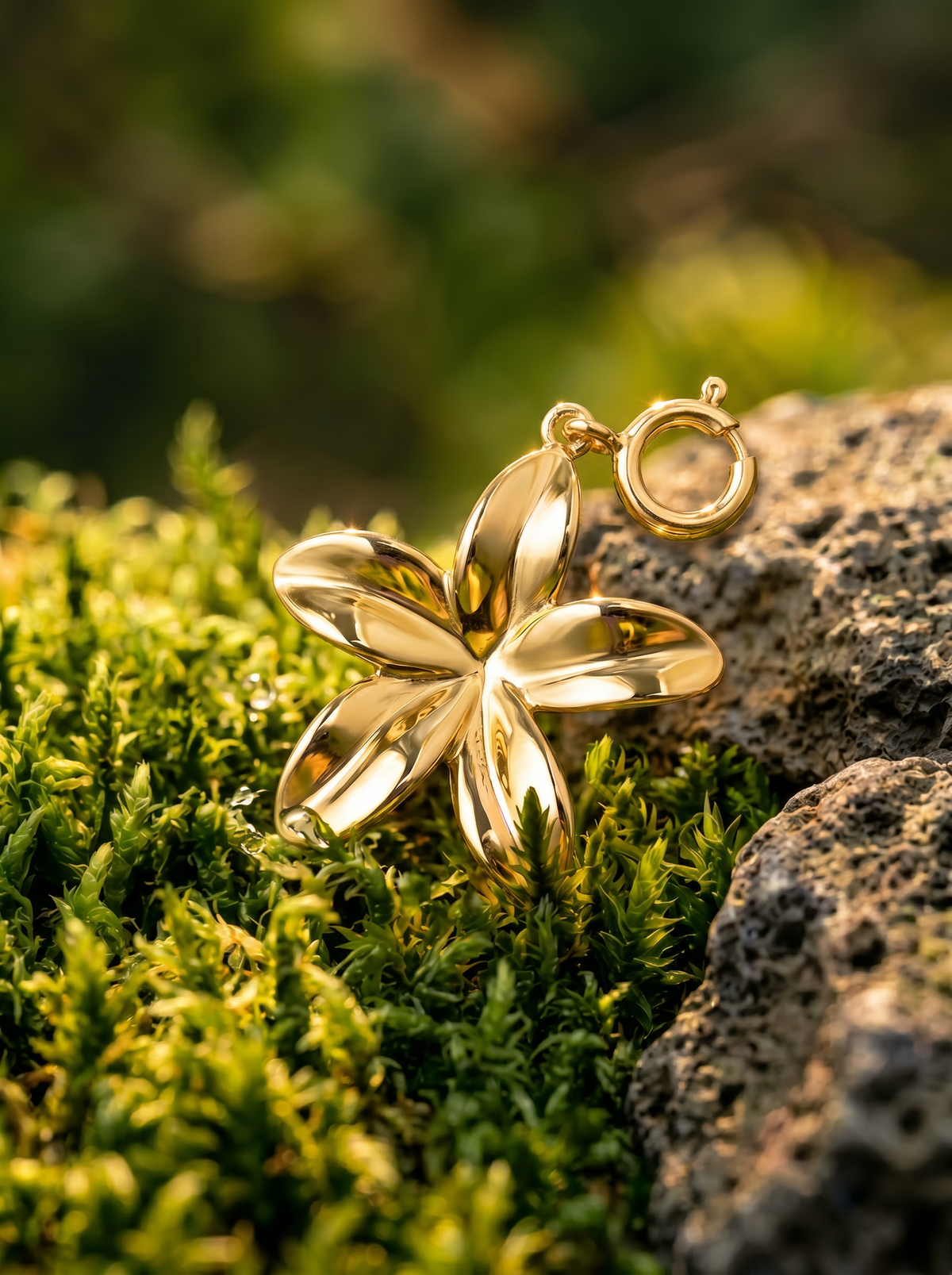 Plumeria  Ketten-Charm