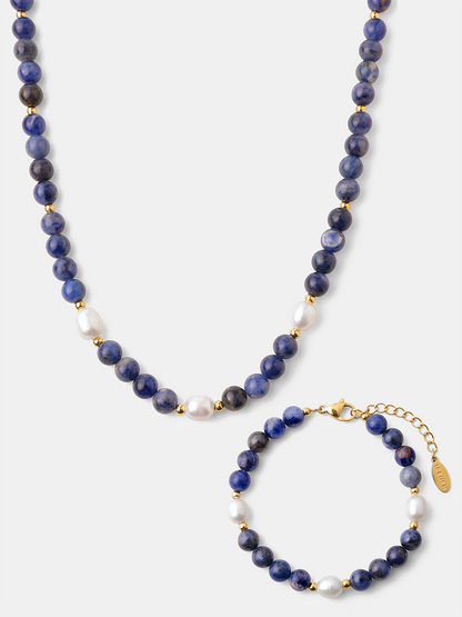 Dawn Pearl Dark Blue Set