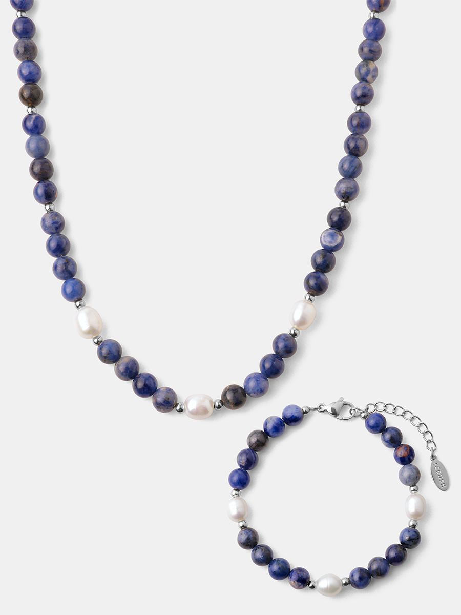 Dawn Pearl Dark Blue Set