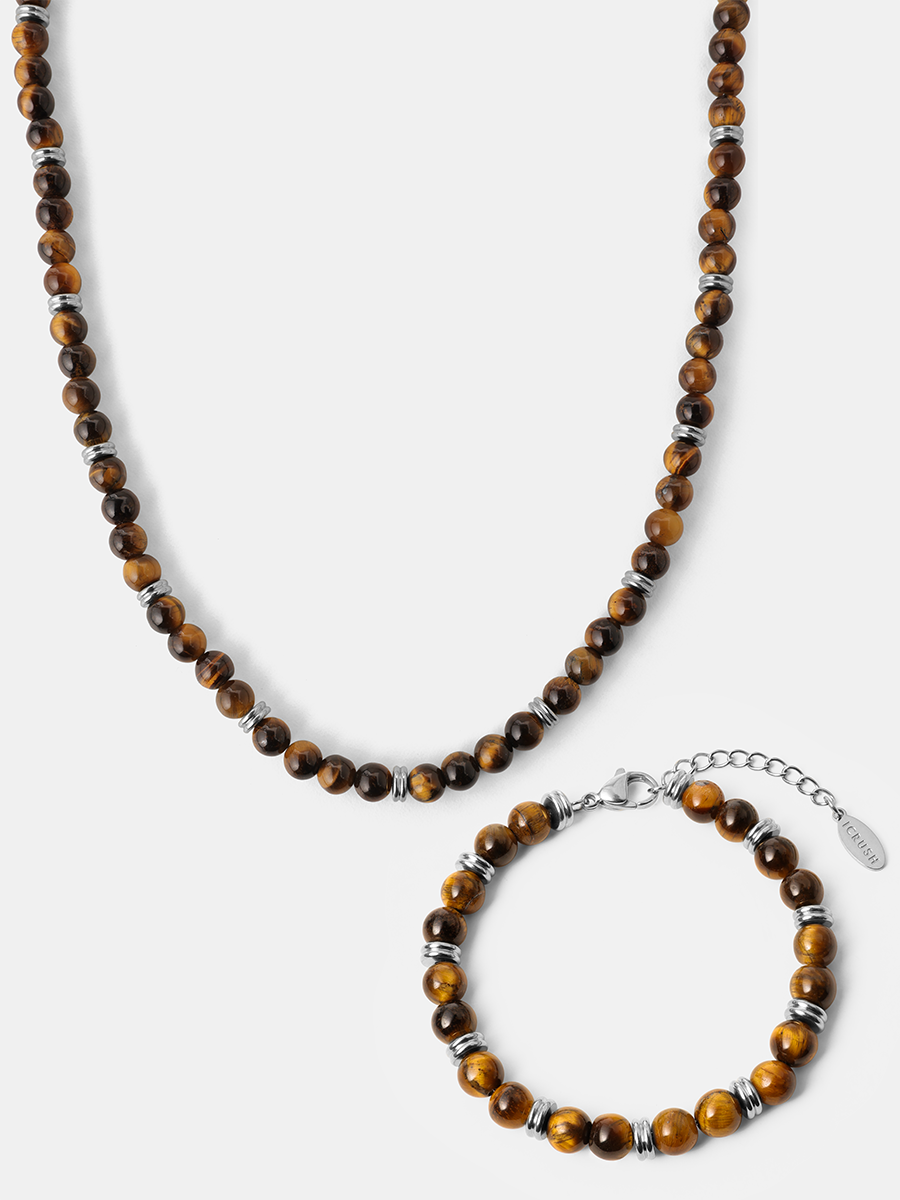 Enchanted Moments Tiger's Eye Set