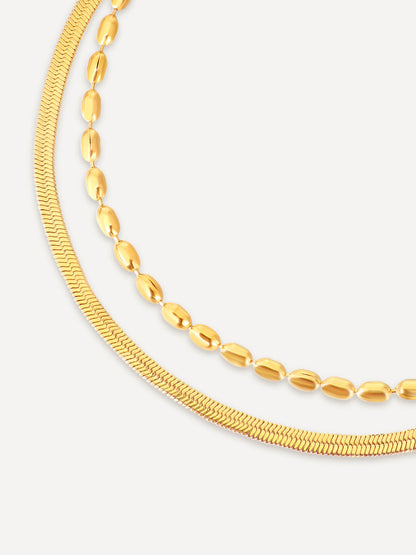 Double Layer Snake Bone FUSSKETTCHEN