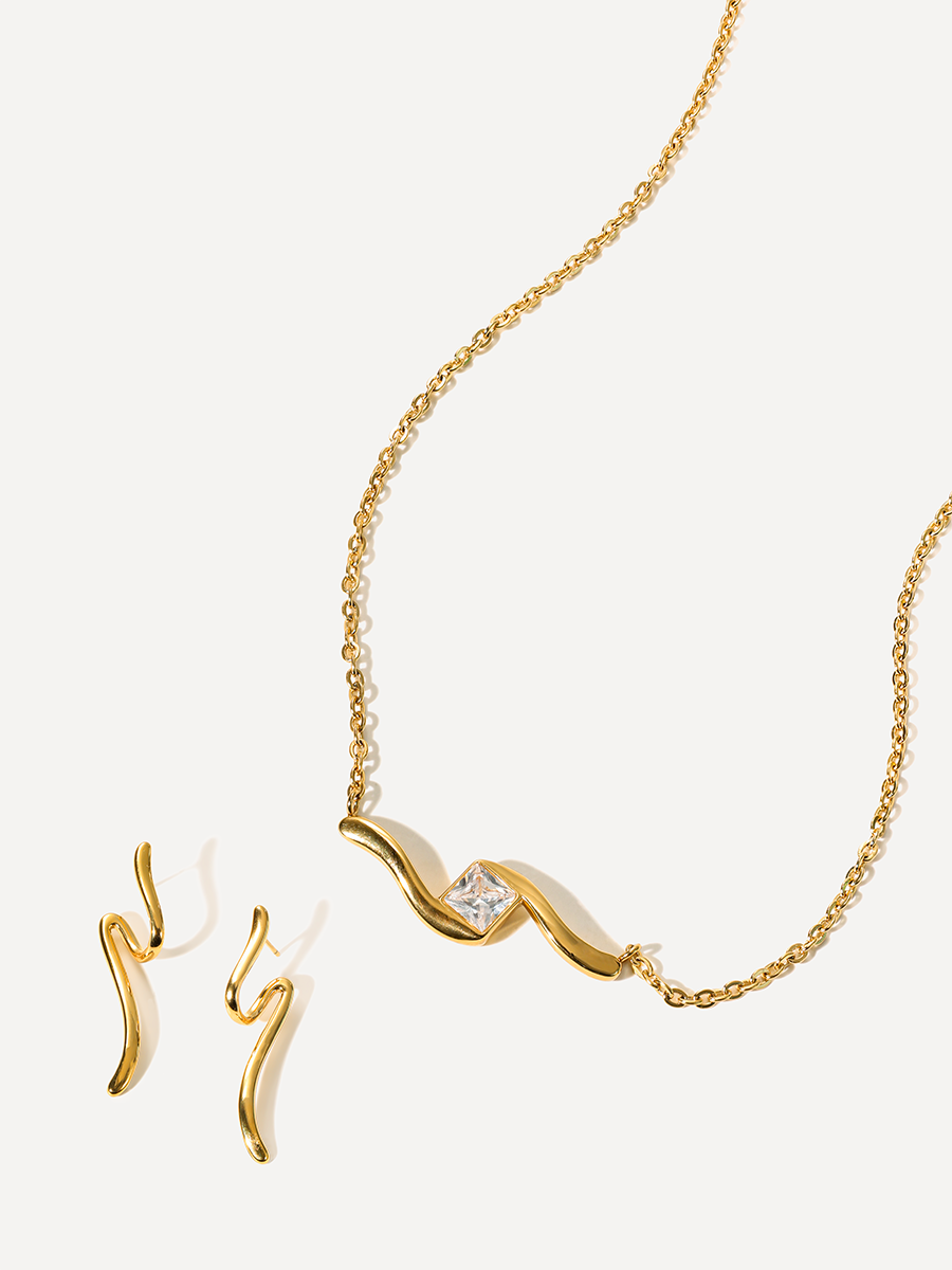 Glistening Wave Set