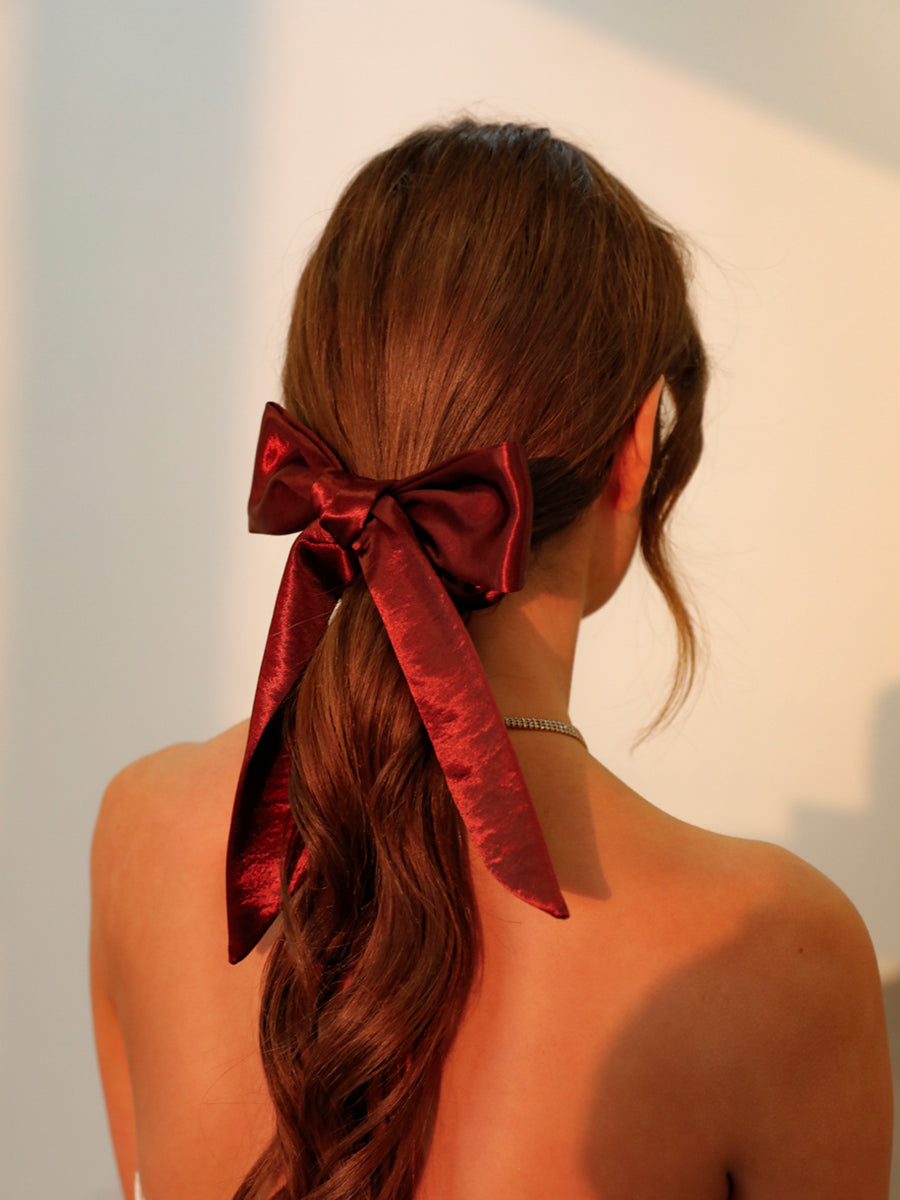 Graceful Bow Scrunchie