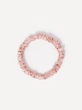 Serene Pink  Pure Silk Scrunchie