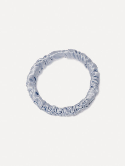 Serene Blue  Pure Silk Scrunchie