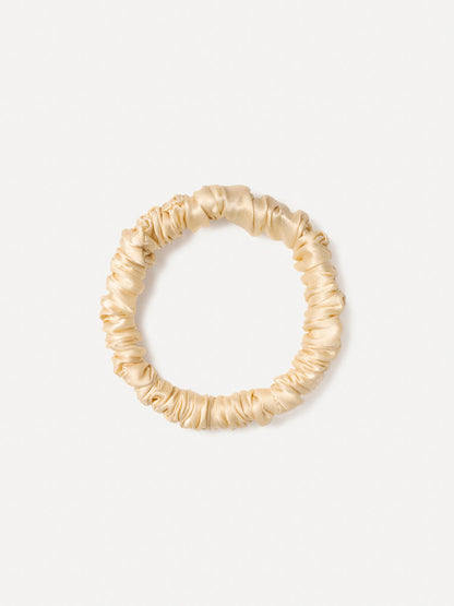 Serene Pure Silk Scrunchie Light Apricot