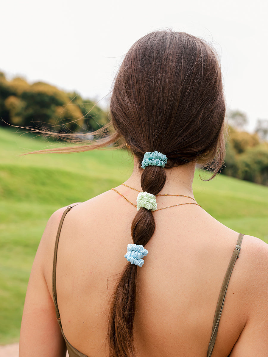 Serene Pure Silk Scrunchie