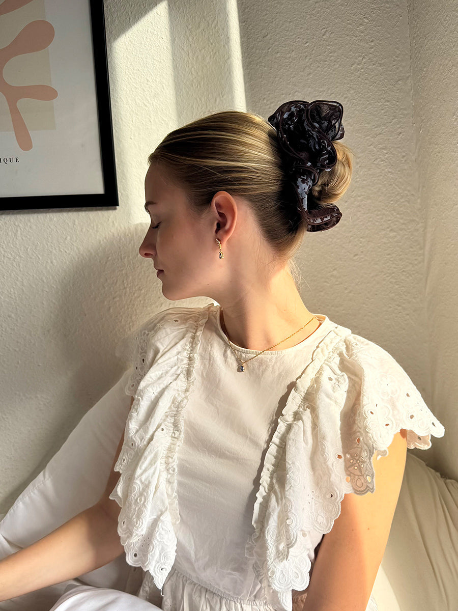 Ribbon Charm Scrunchie