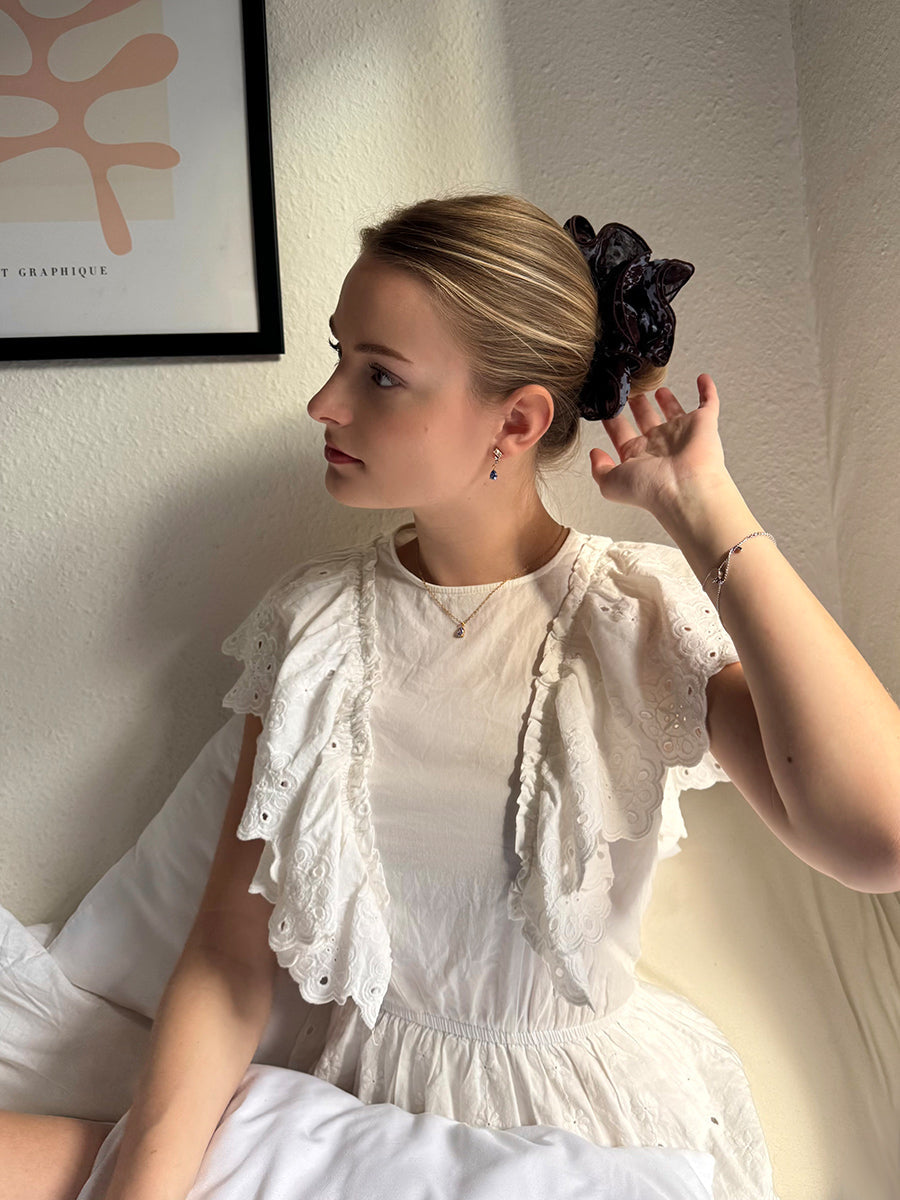Ribbon Charm Scrunchie