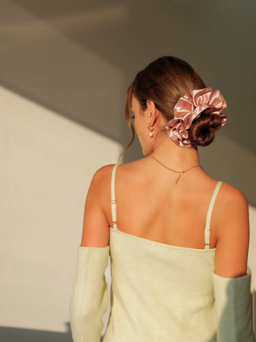 Pink Memory Scrunchie