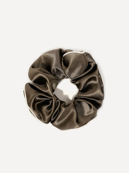 Olive Charm Scrunchie
