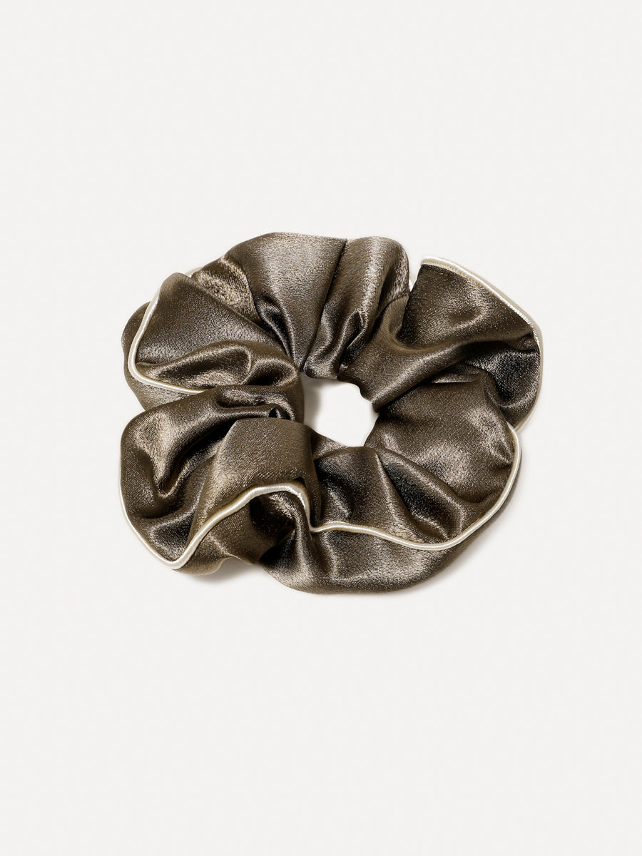 Olive Charm Scrunchie