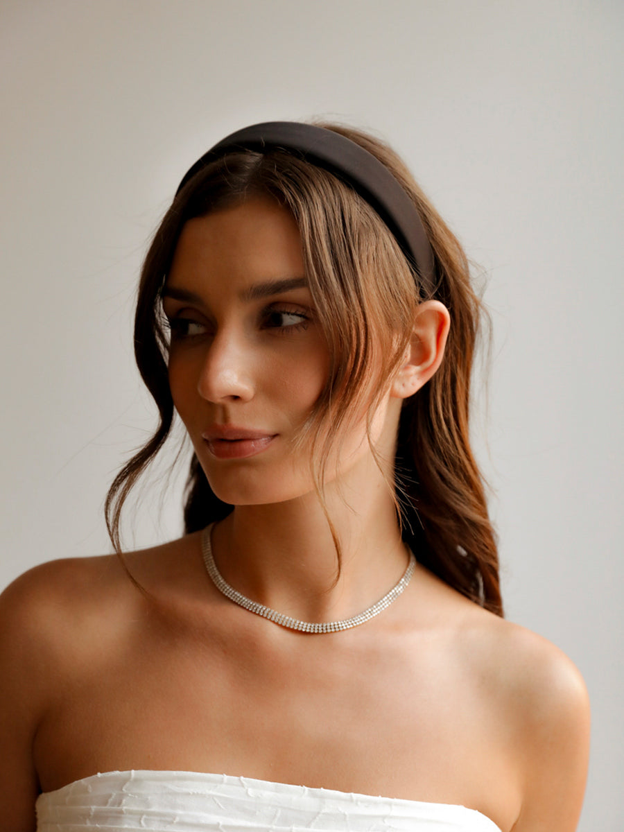 Elegant Black Haarreif