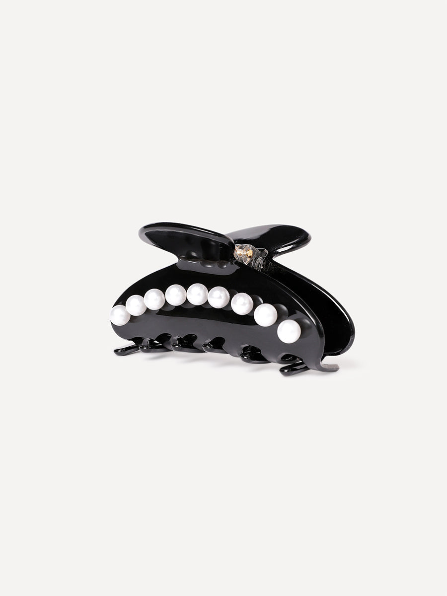 Midnight Pearl Haarklammer Black