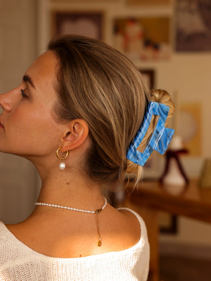 Modern Style Haarklammer Sea Blue