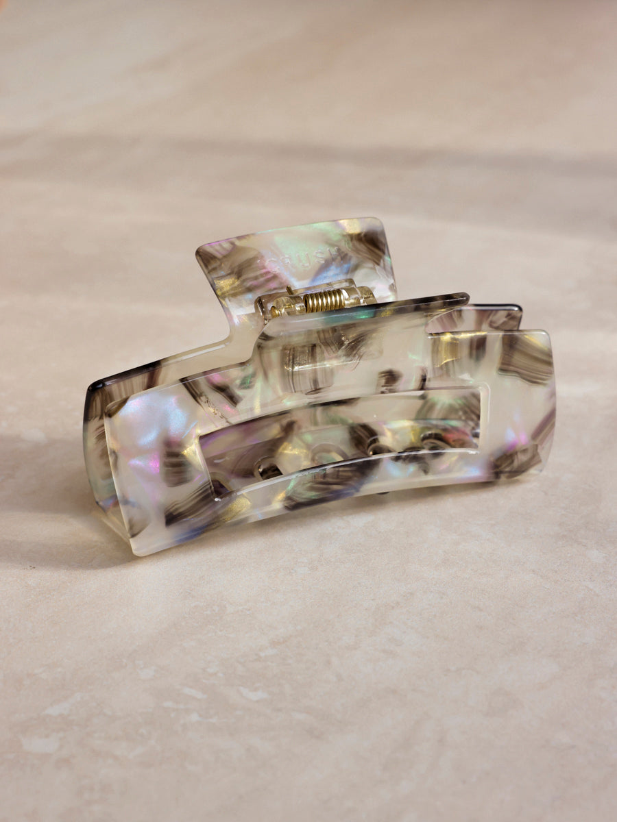 Modern Style Haarklammer Milky Marble