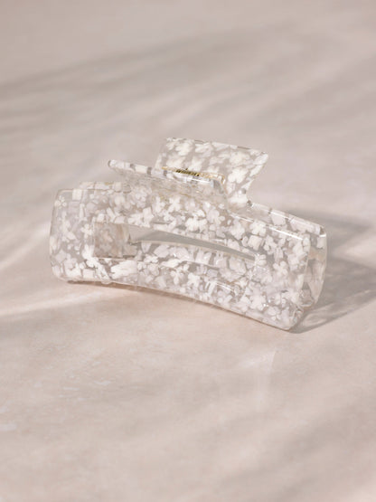 Modern Style Haarklammer White Floral