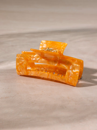 Modern Style Haarklammer Caramel Marble