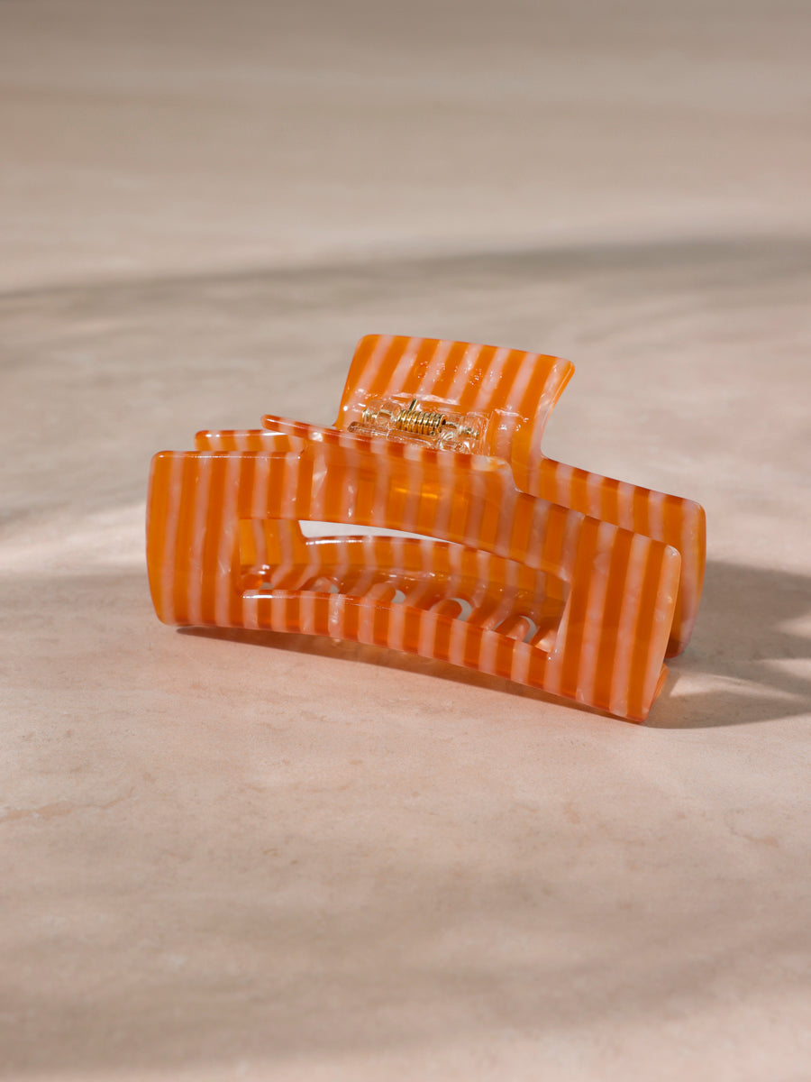 Modern Style Haarklammer Orange-striped