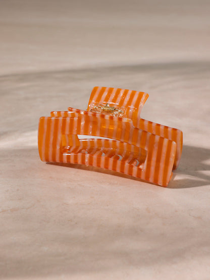 Modern Style Haarklammer Orange-striped