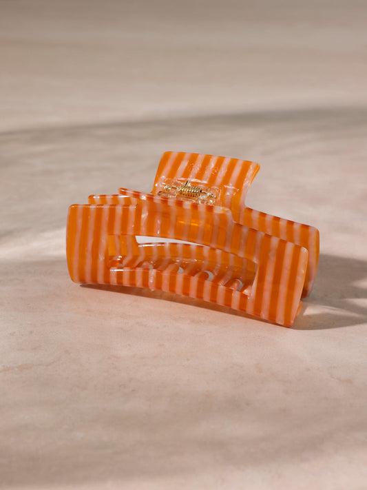 Modern Style Haarklammer Orange-striped