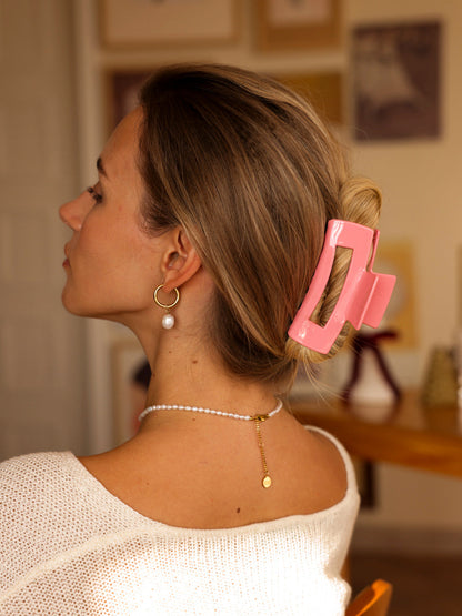 Modern Style Haarklammer Pink