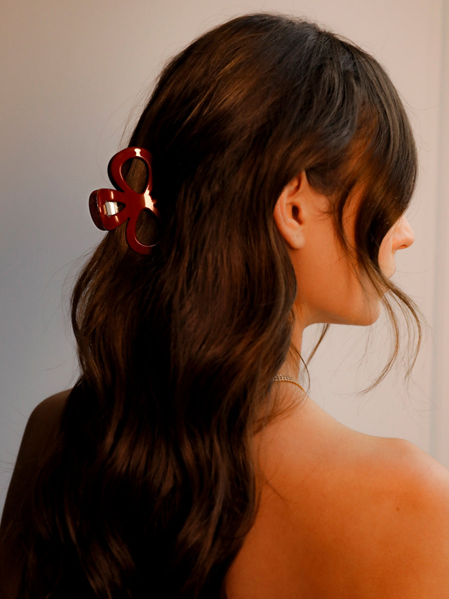 Urban Chic Haarklammer Burgundy Red