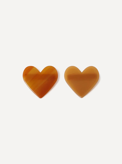 Sweet Heart Brown Set Hairpin