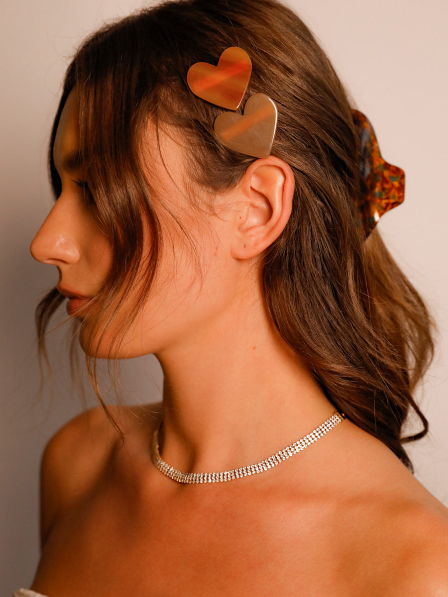 Sweet Heart Set Hairpin