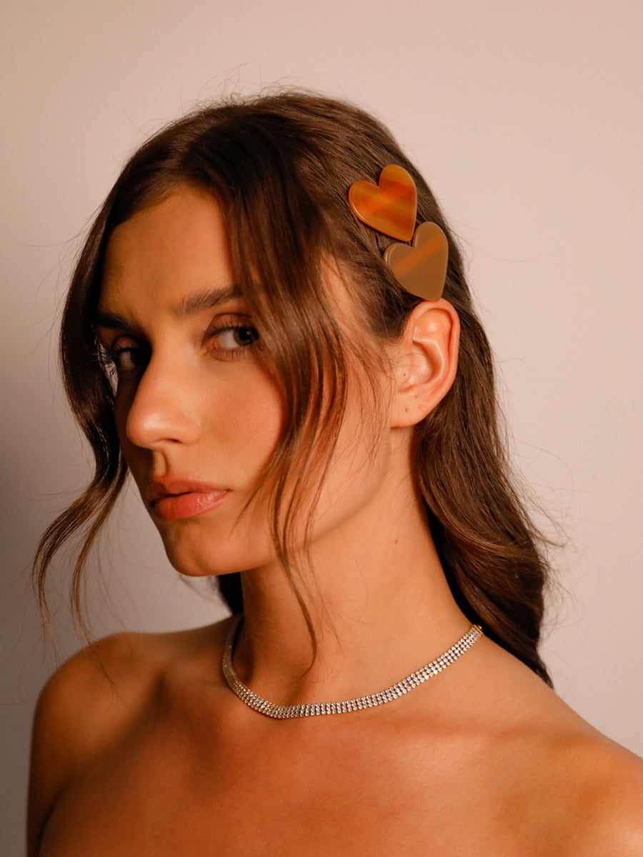 Sweet Heart Set Hairpin