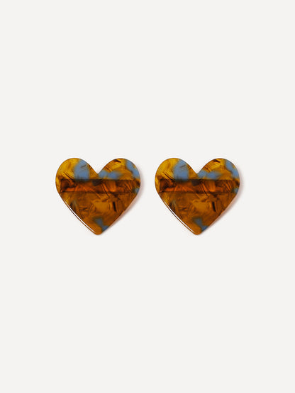 Sweet Heart Mixed Color Set Hairpin