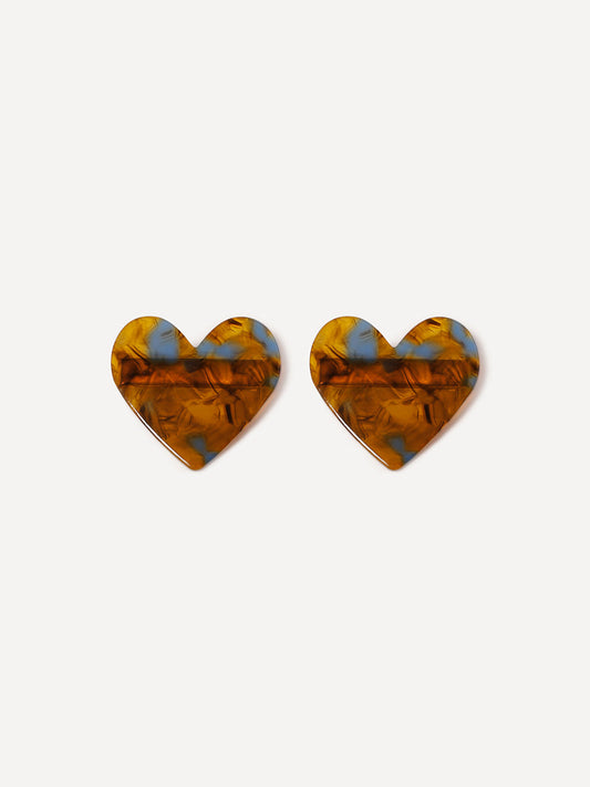 Sweet Heart Mixed Color Set Hairpin