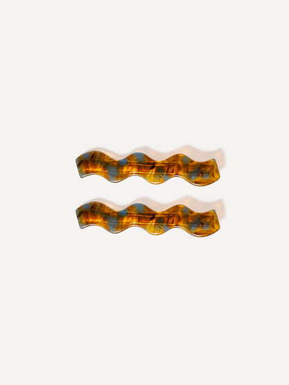 Ripple Mixed Color Hairpin